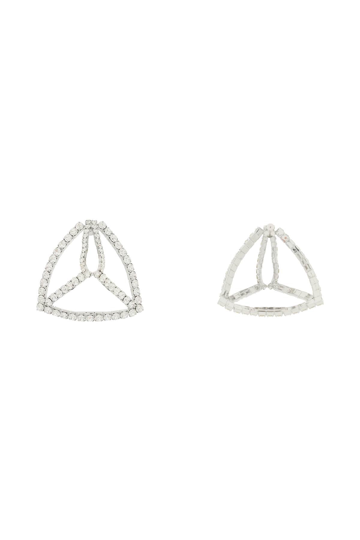 'Crystal Pyramid' Earrings-women > accessories > jewellery > earrings-Area-os-Argento-Urbanheer