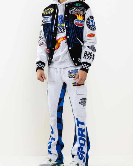 Crystal Sotne Motor Sport Varsity Jacket