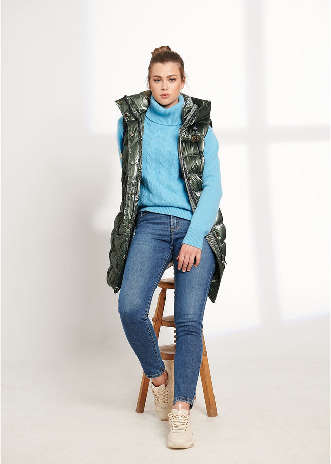 WOMAN LONG PUFFER-Clothing - Women-Henry Arroway-Urbanheer