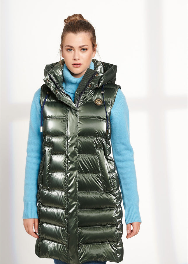 WOMAN LONG PUFFER-Clothing - Women-Henry Arroway-XS-KAKI-Urbanheer