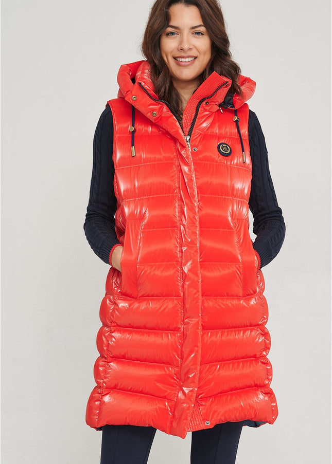 WOMAN LONG PUFFER-Clothing - Women-Henry Arroway-XS-ROJO-Urbanheer