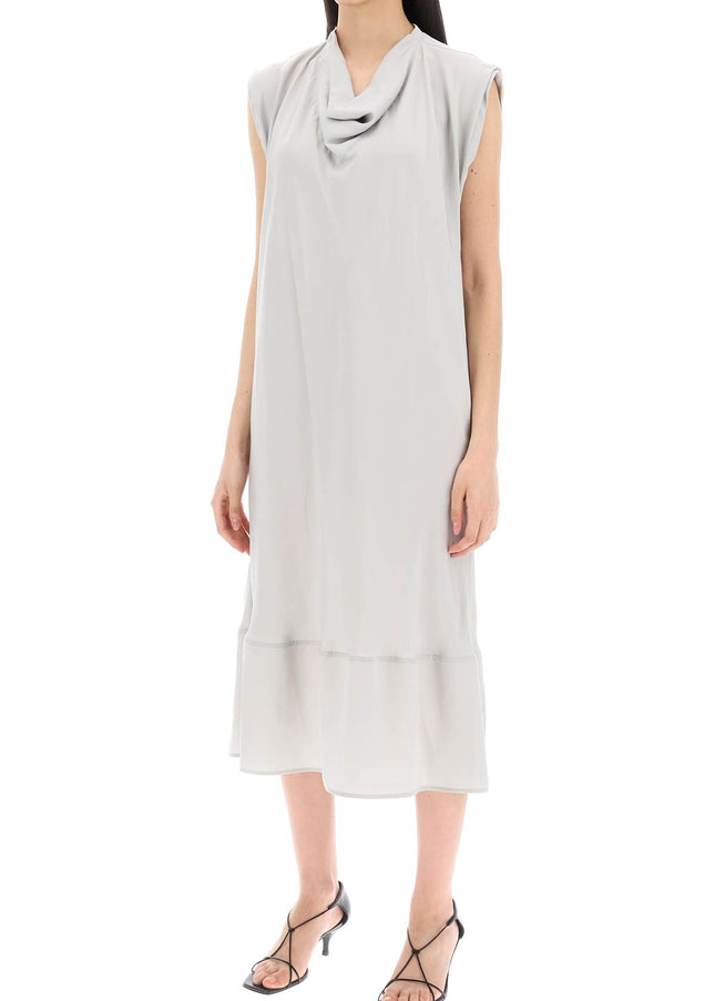 Lemaire midi dress with diagonal cut in