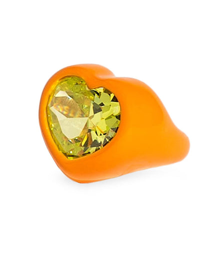 Dans les rues lux heart ring-women > accessories > jewellery > rings-Dans Les Rues-14-Mixed colours-Urbanheer