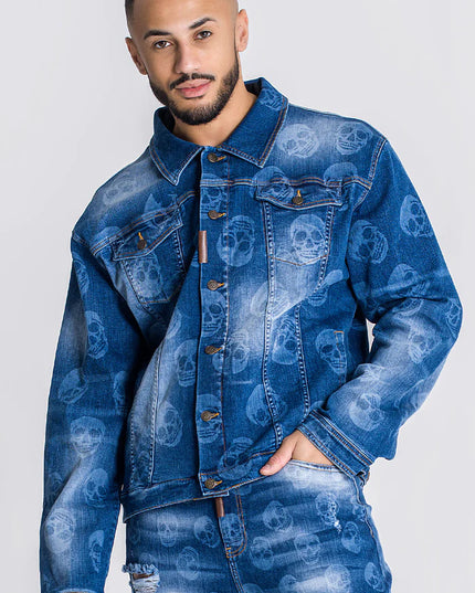 Dark Blue Anarchy Jacket-Clothing - Men-Gianni Kavanagh-Denim-XS-Urbanheer