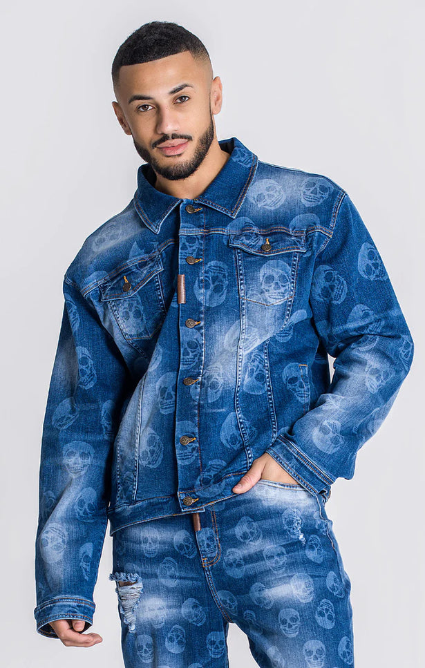 Dark Blue Anarchy Jacket-Clothing - Men-Gianni Kavanagh-Denim-XS-Urbanheer