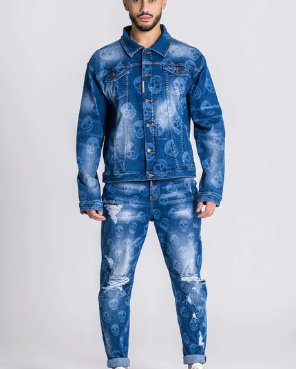 Dark Blue Anarchy Jacket-Clothing - Men-Gianni Kavanagh-Urbanheer