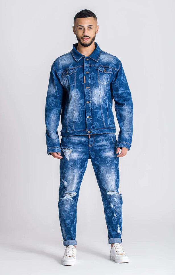 Dark Blue Anarchy Jacket-Clothing - Men-Gianni Kavanagh-Urbanheer