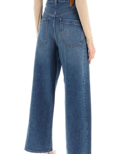 Darkpark 'ines' baggy jeans with folded waistband