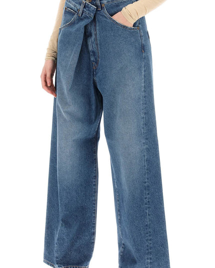 Darkpark 'ines' baggy jeans with folded waistband