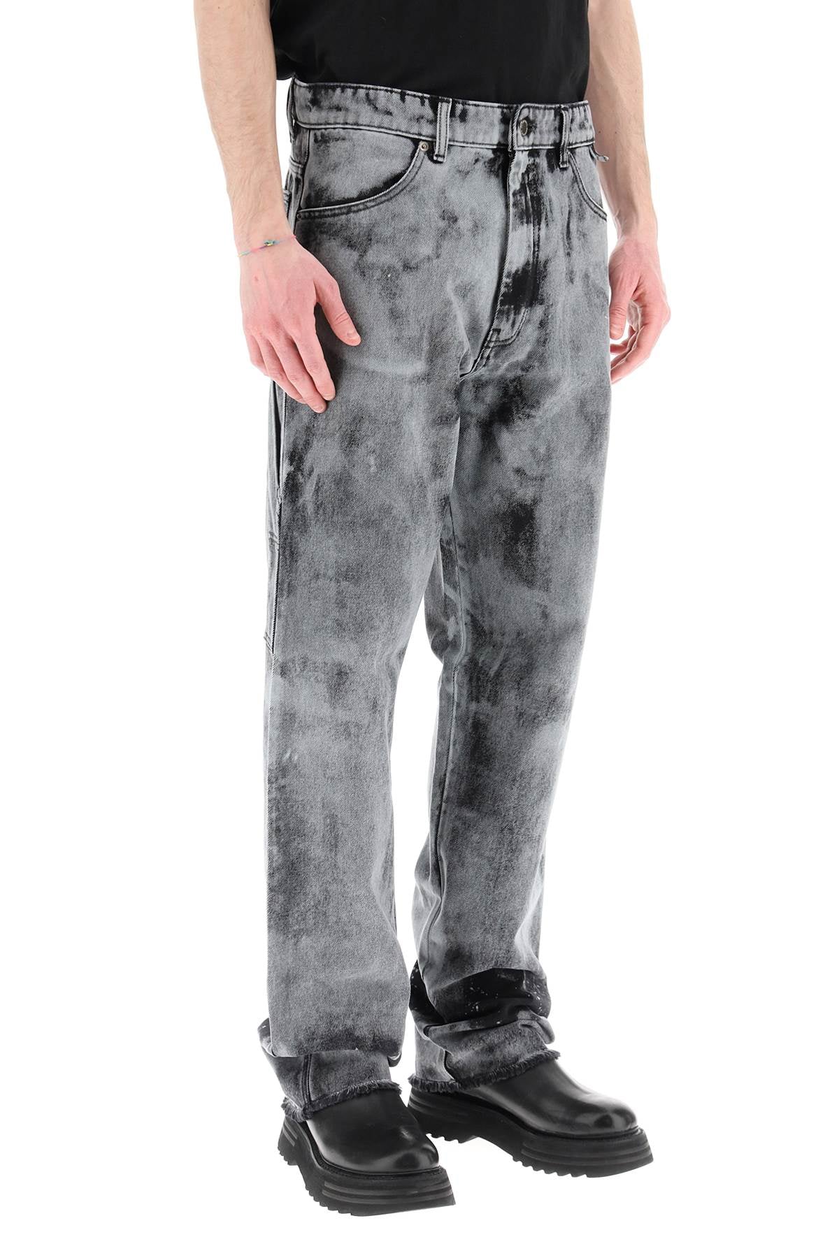 Darkpark 'john' workwear jeans - Grey-clothing-Darkpark-Urbanheer