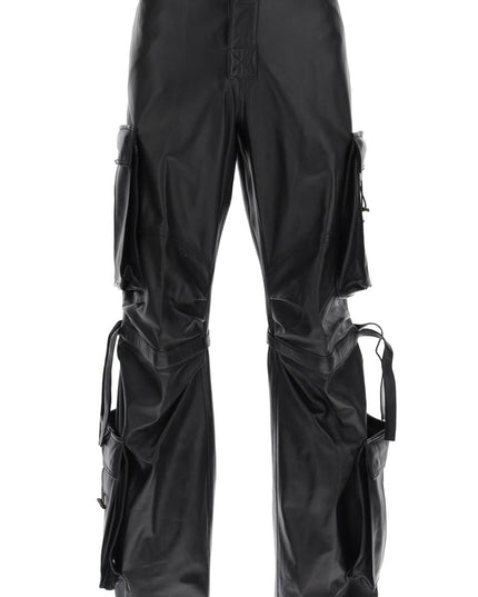 Darkpark luis lamb-leather cargo pants