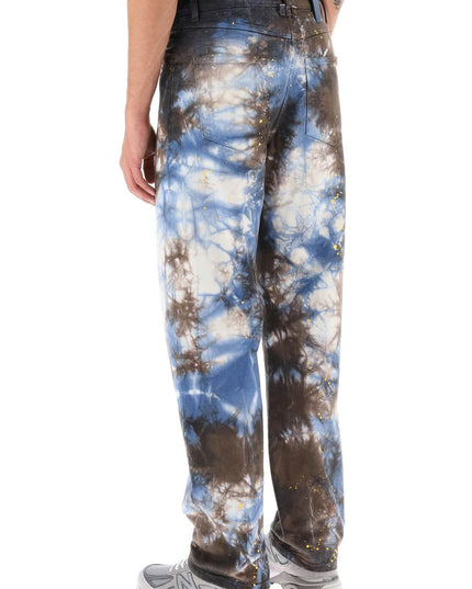 Darkpark mark tie-dye denim pants