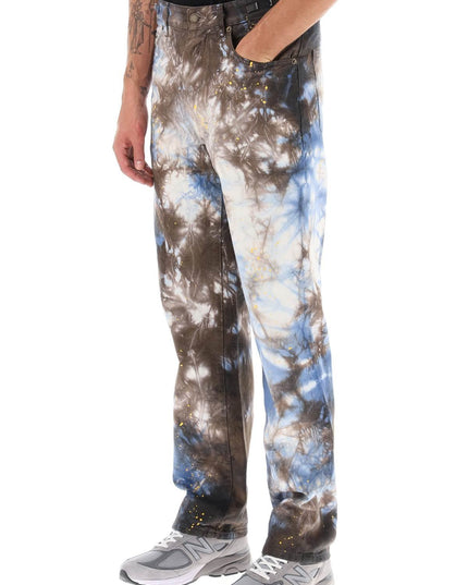 Darkpark mark tie-dye denim pants