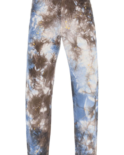 Darkpark mark tie-dye denim pants