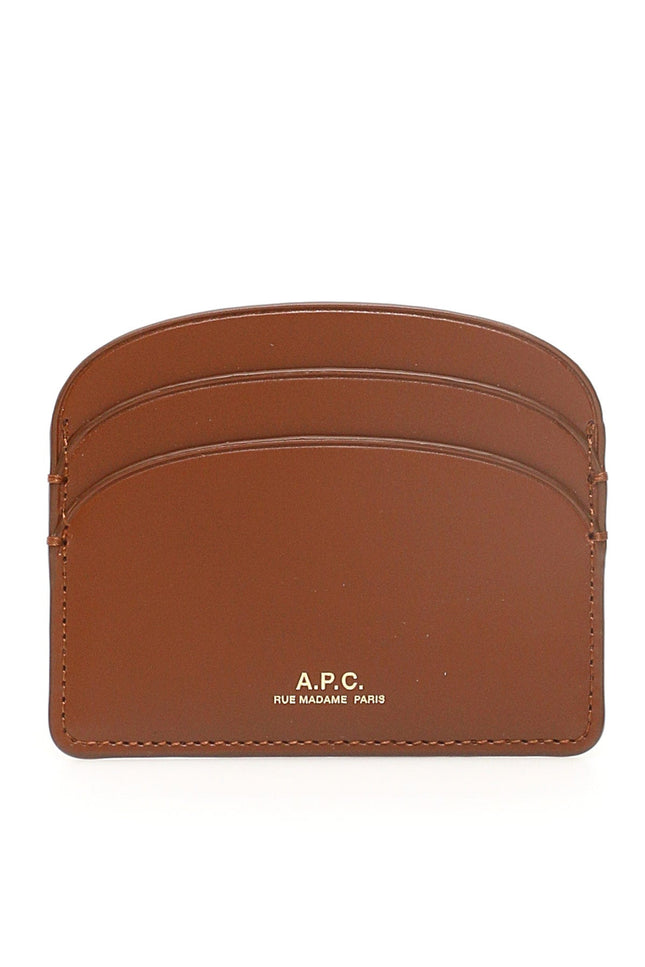 Demi-Lune Card Holder-women > accessories > wallets and small leather goods > card holders-A.P.C.-Urbanheer