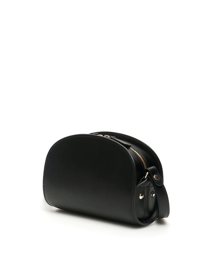 Demi Lune Crossbody Mini Bag-women > bags > general > mini bags-A.P.C.-os-Nero-Urbanheer