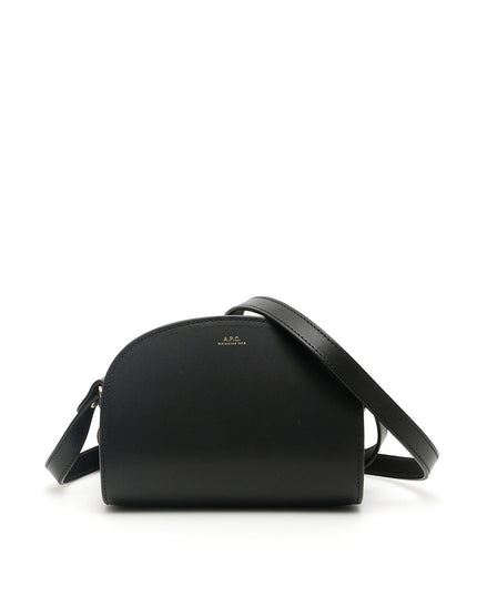 Demi Lune Crossbody Mini Bag-women > bags > general > mini bags-A.P.C.-os-Nero-Urbanheer