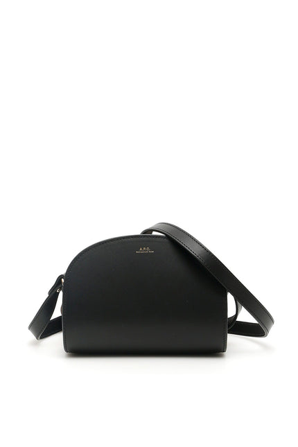 Demi Lune Crossbody Mini Bag-women > bags > general > mini bags-A.P.C.-os-Nero-Urbanheer