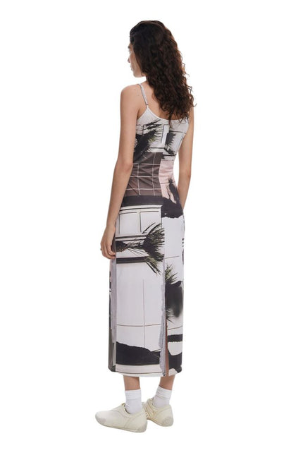 Desigual Beige Polyester Dress