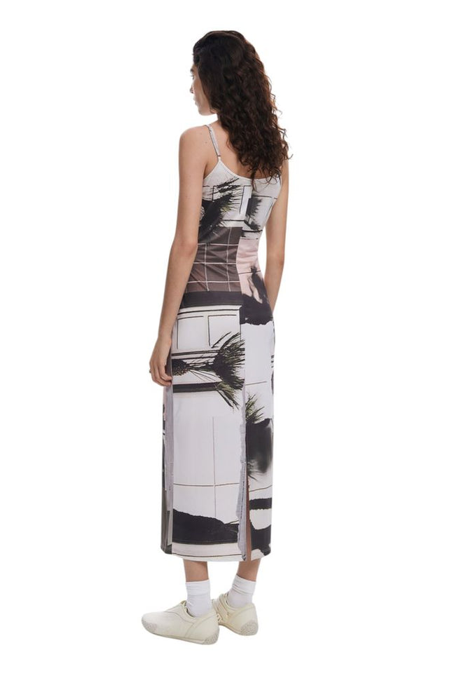 Desigual Beige Polyester Dress