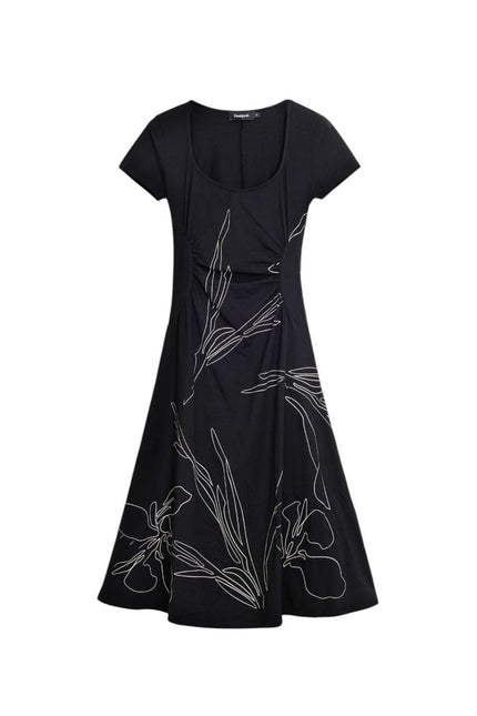 Desigual Black Cotton Dress