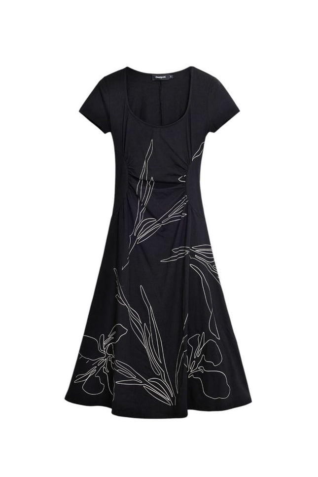 Desigual Black Cotton Dress