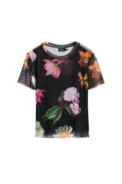 Desigual Black Polyester Tops & T-Shirt