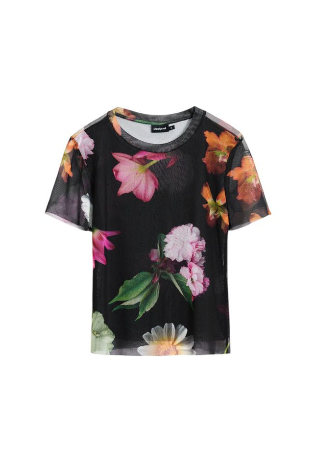 Desigual Black Polyester Tops & T-Shirt