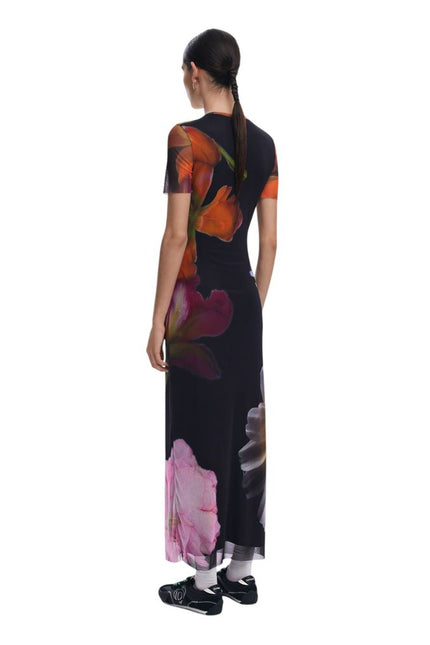 Desigual Black Viscose Dress