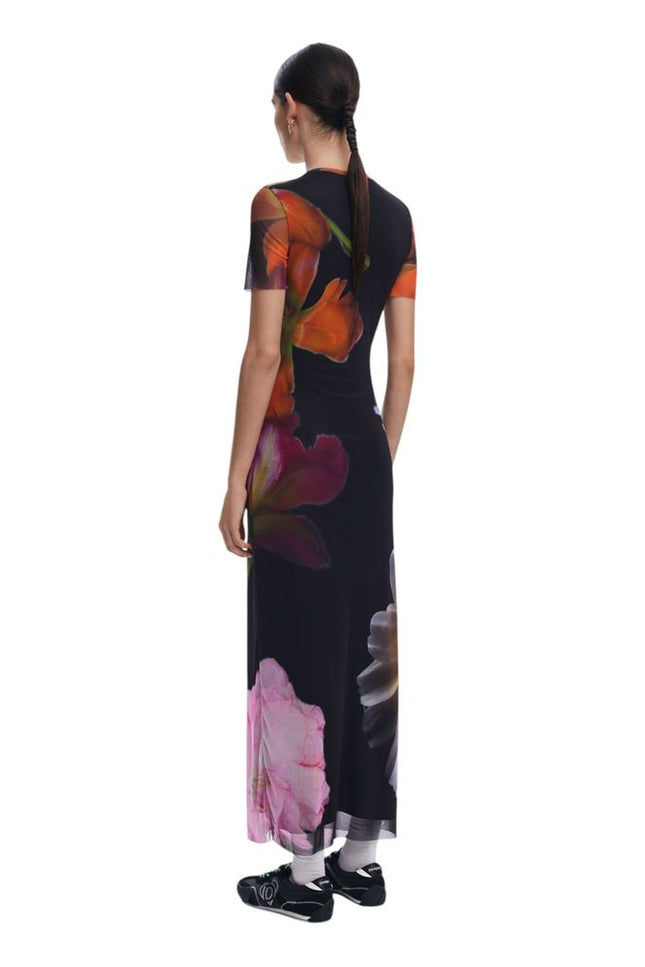 Desigual Black Viscose Dress