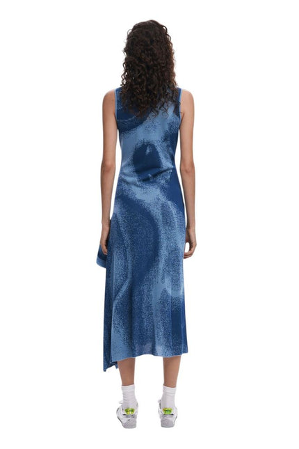 Desigual Blue Viscose Dress