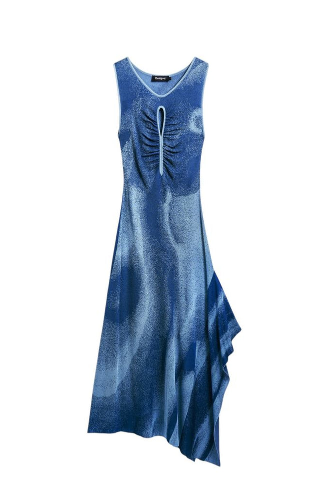 Desigual Blue Viscose Dress