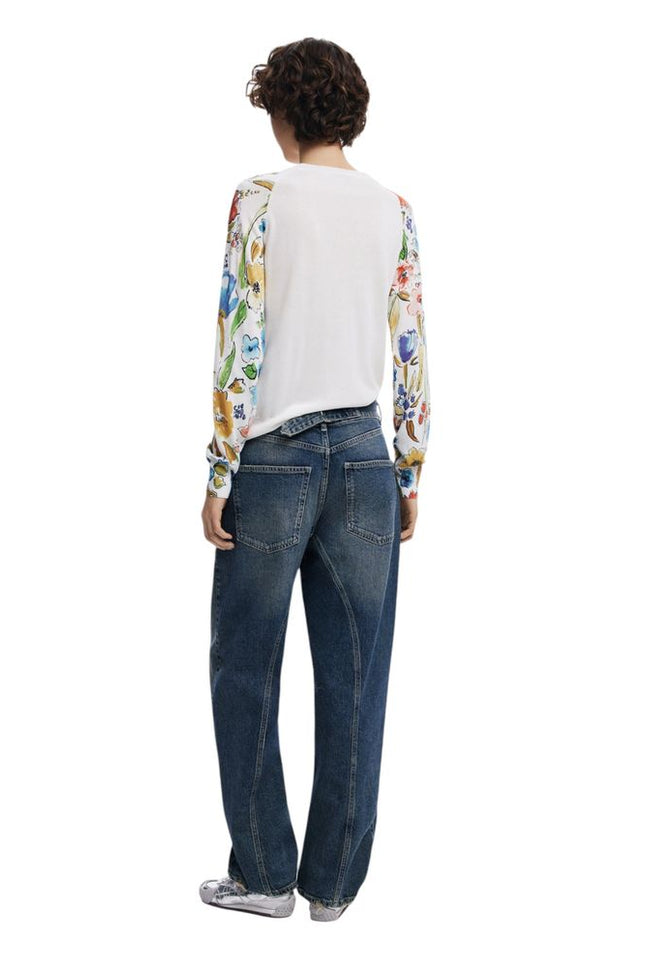 Desigual White Viscose Tops & T-Shirt