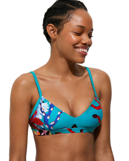 Desigual Women Beachwear-Clothing Beachwear-Desigual-turquoise-XS-Urbanheer