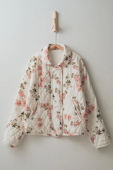 Diamond Quilt Garden Bomber