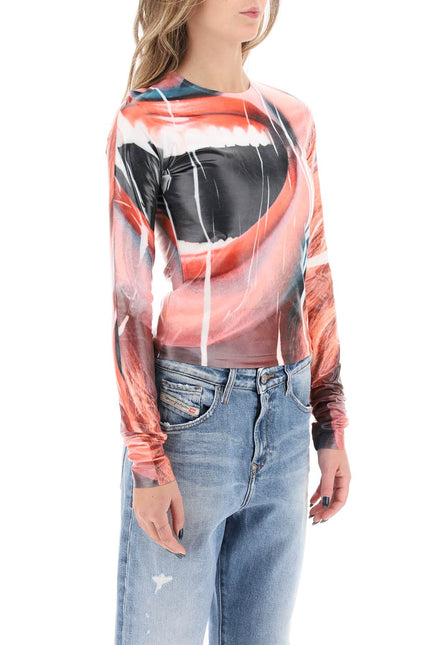 Diesel clauzi coated top-women > clothing > tops-Diesel-Urbanheer