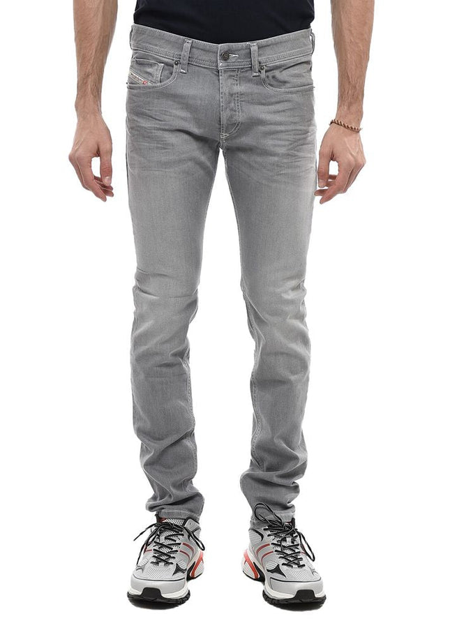 Diesel Gray Cotton Jeans & Pant