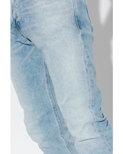 Diesel Light Blue Cotton Jeans & Pant