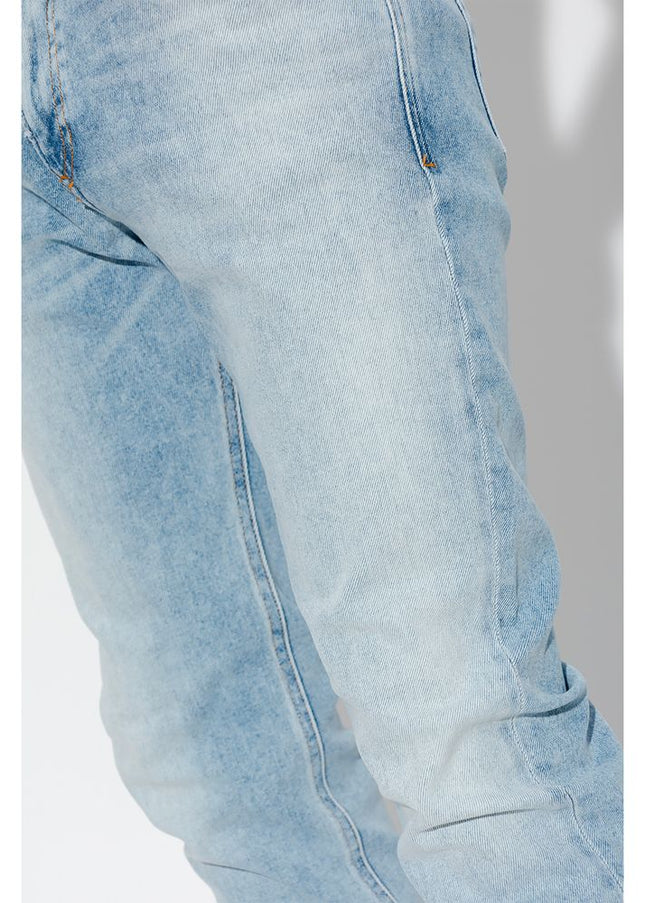 Diesel Light Blue Cotton Jeans & Pant