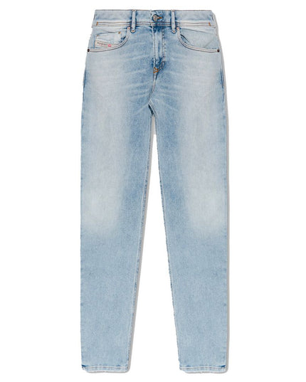 Diesel Light Blue Cotton Jeans & Pant