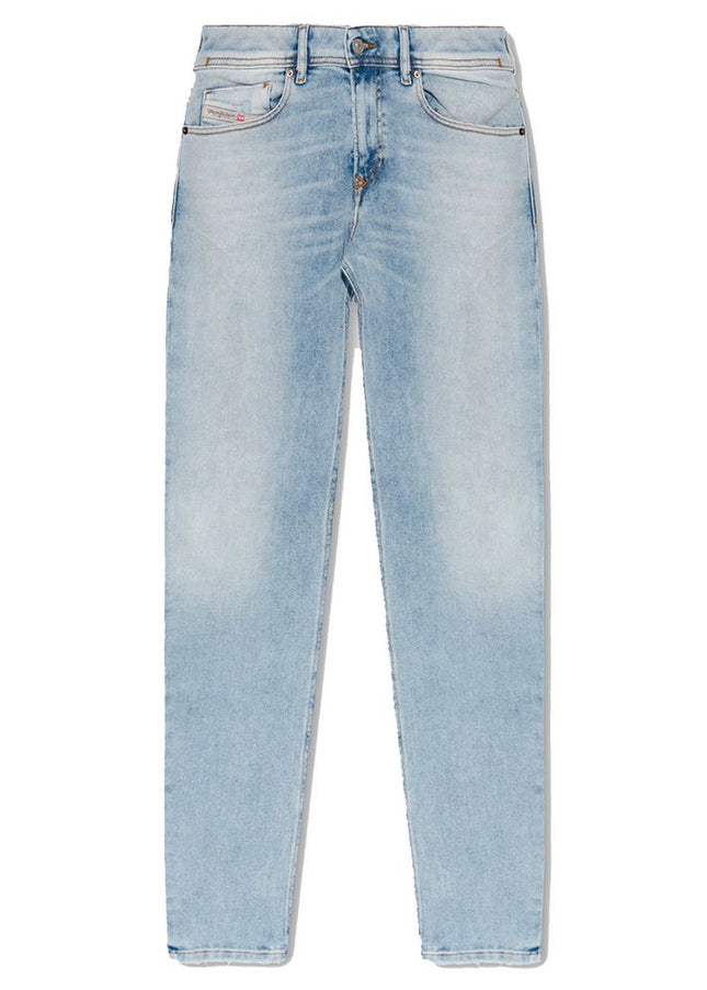 Diesel Light Blue Cotton Jeans & Pant