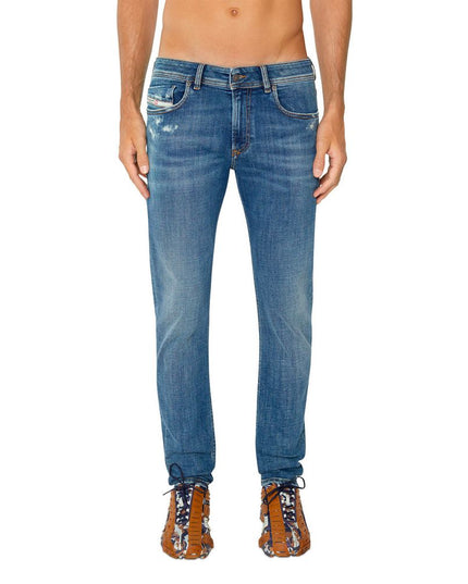 Diesel Punk-Inspired Low Waist Skinny Jeans