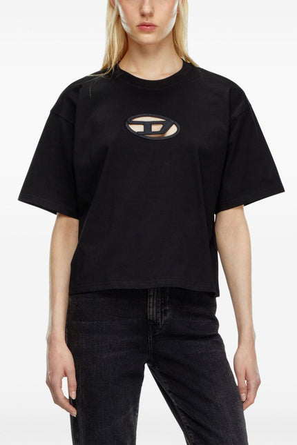 Diesel T-shirts and Polos Black