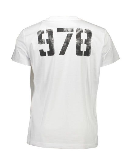 Diesel White Cotton Men T-Shirt