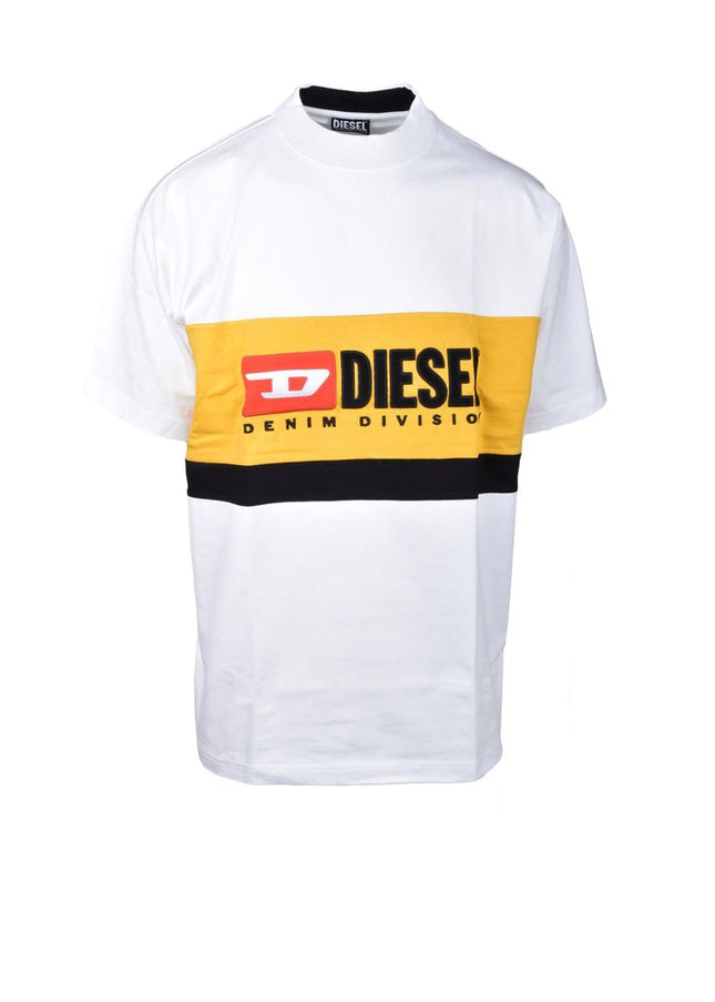 Diesel White Cotton Sweater