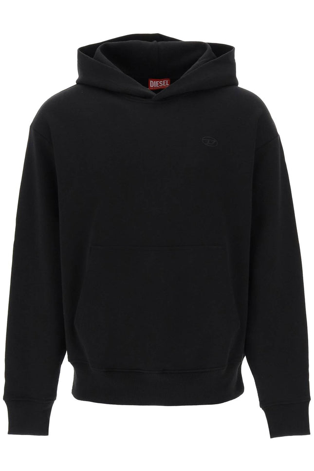 Diesel 's-macs-hood-megoval' hoodie with logo embroidery