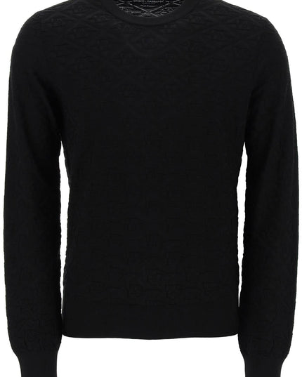 Dolce & Gabbana dg jacquard silk sweater