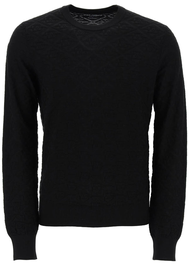 Dolce & Gabbana dg jacquard silk sweater