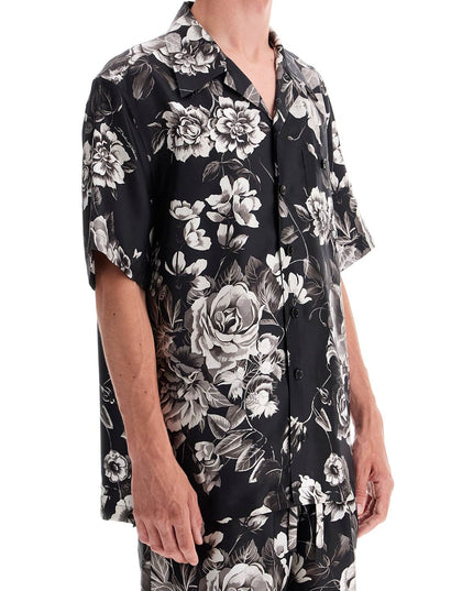 Dolce & Gabbana hawaii silk shirt with floral print set