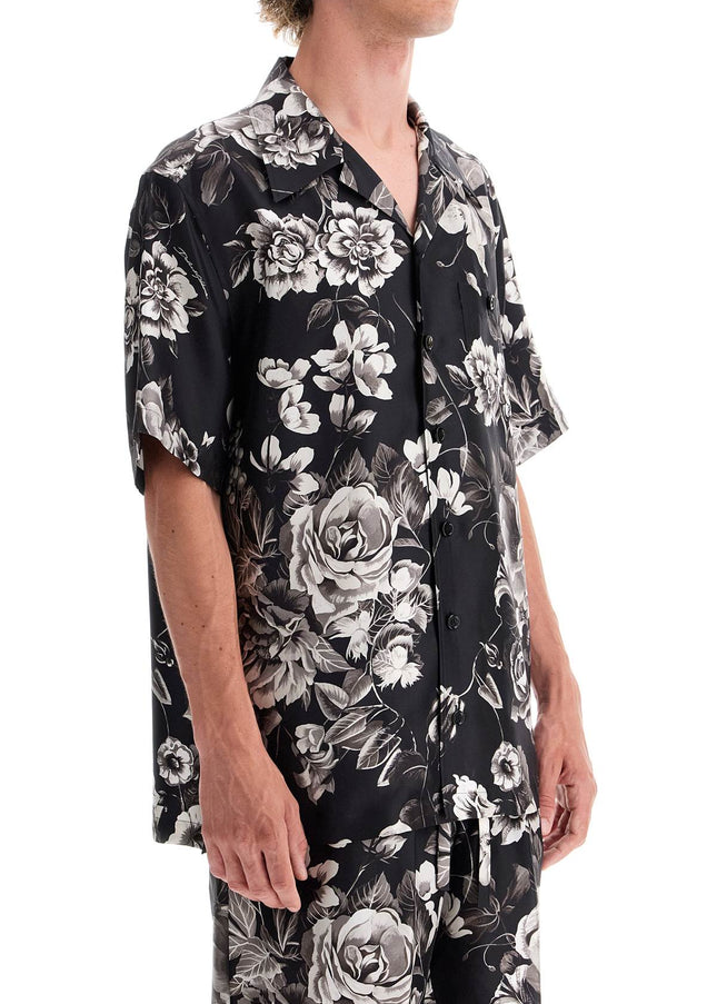 Dolce & Gabbana hawaii silk shirt with floral print set